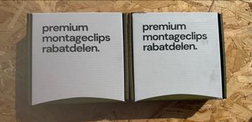 Compoziet Montageclips Rabatdelen - 2 dozen (ca. 100 stuks) beschikbaar voor biedingen