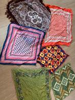Vintage sjaals kleedjes, Gedragen, Vintage, Ophalen of Verzenden, Sjaal