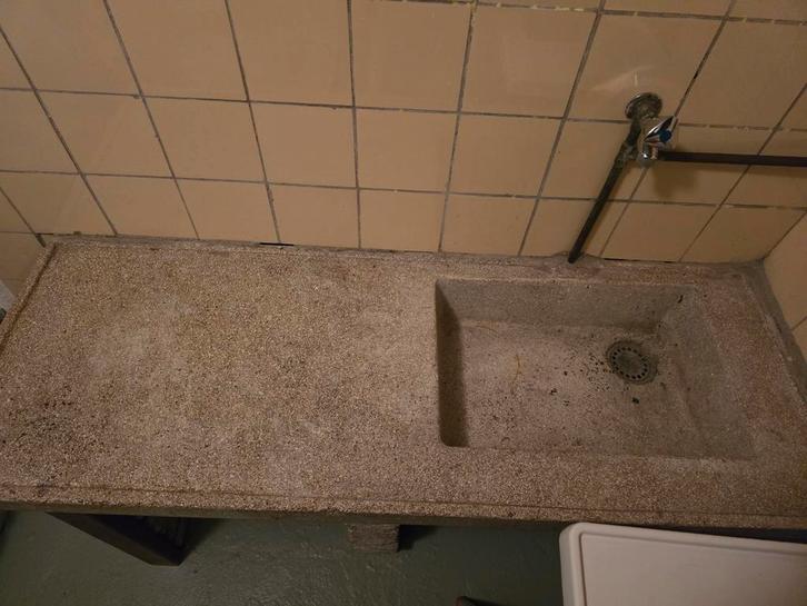 Oud keukenblad met spoelbak, Huis en Inrichting, Keuken | Complete keukens, Ophalen