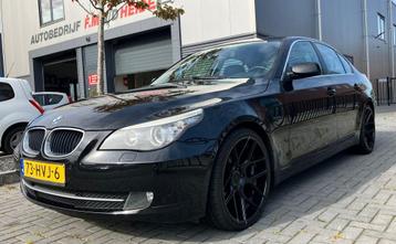 BMW 5-Serie 2.0 520I AUT 2009 Zwart beschikbaar voor biedingen