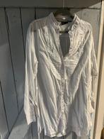 Romantische witte dunne tuniek blouse espresso 44, Ophalen of Verzenden, Zo goed als nieuw, Maat 42/44 (L), Wit