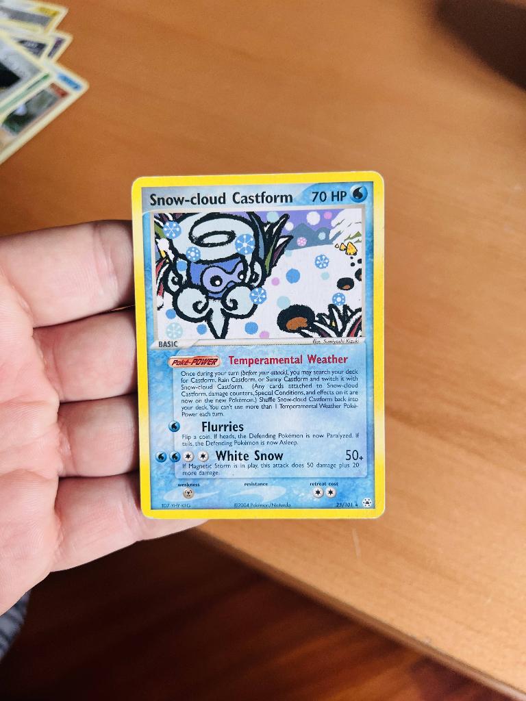 Snow Cloud Castform 25/101 Ex Hidden Legends Pokemon, Verzenden, Zo goed als nieuw, Losse kaart, Foil