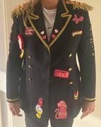 Oeteldonks jasje maat L met emblemen en strass, Ophalen, Carnaval, Maat 42/44 (L), Kleding