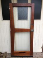 Mooie jaren 50 voordeur, Doe-het-zelf en Verbouw, Deuren en Horren, 80 tot 100 cm, Gebruikt, Hout, Buitendeur