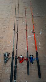 4 vishengels, Watersport en Boten, Ophalen, Zo goed als nieuw, Molen