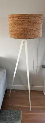 Stijlvolle Zuiver Vloerlamp tripod wit - Kurk & Metaal, Ophalen, Zo goed als nieuw, 150 tot 200 cm