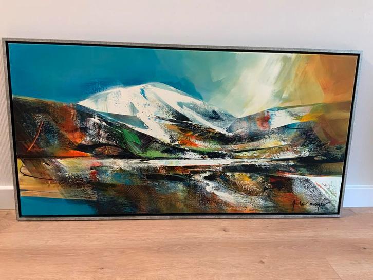 Peter Meijer - A New World 2 - Acryl op linnen, Antiek en Kunst, Kunst | Schilderijen | Abstract, Ophalen