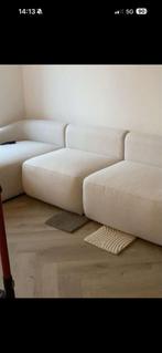 Westwing Sofia Hoekbank Rechts Creme/Beige, 250 tot 300 cm, Hoekbank, Ophalen of Verzenden, Zo goed als nieuw