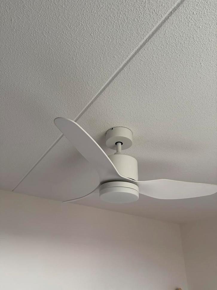 Arte Confort Plafondventilator met Verlichting & Spraak, Huis en Inrichting, Lampen | Hanglampen, Zo goed als nieuw, Minder dan 50 cm