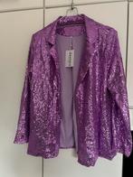 Roze glitter blazer, Ophalen of Verzenden, Zo goed als nieuw, Maat 38/40 (M), Roze