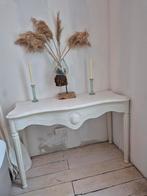 Sidetable/console wit, Huis en Inrichting, Tafels | Sidetables, Ophalen, 25 tot 50 cm, Rechthoekig, 100 tot 150 cm