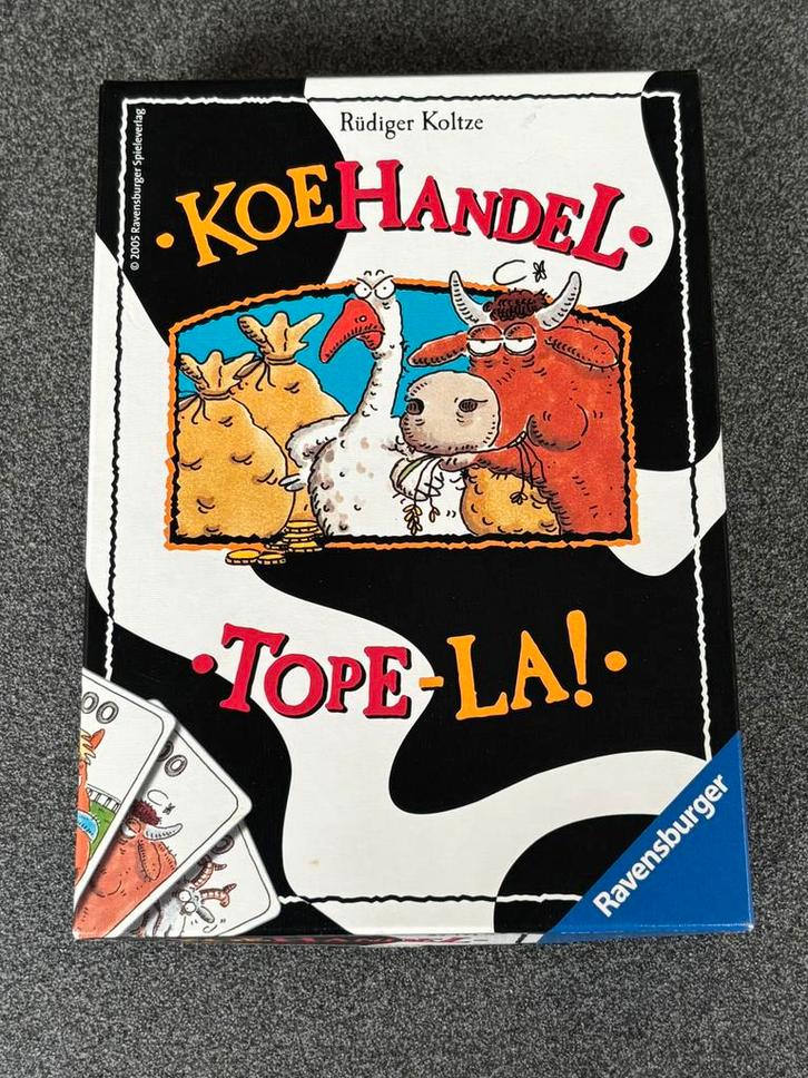 Koehandel, Hobby en Vrije tijd, Gezelschapsspellen | Bordspellen, Zo goed als nieuw, Ophalen of Verzenden