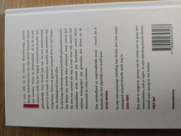 Bas Heijne - Over nationalisme, Boeken, Overige Boeken, Zo goed als nieuw, Ophalen of Verzenden