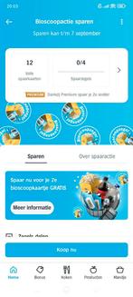 AH bioscoop actie, Tickets en Kaartjes, Kortingsbon, Overige typen