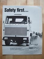 Scania Veiligheidstest Brochure 1971 DE - 140 110 85 80, Boeken, Auto's | Folders en Tijdschriften, Scania, Overige merken, Zo goed als nieuw