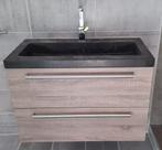 Wastafel met badkast, Ophalen, 50 tot 100 cm, Zo goed als nieuw, Minder dan 100 cm
