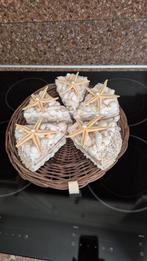 Schelpen taartpunt, handgemaakt, decoratie, Huis en Inrichting, Woonaccessoires | Wanddecoraties, Ophalen