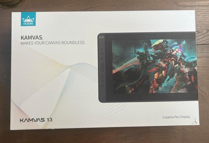 HUION Kamvas 13 teken tablet, Computers en Software, Tekentablets, Nieuw, Ophalen of Verzenden