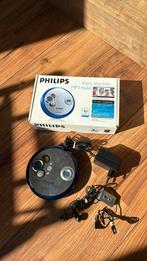 Philips Discman MP3 speler met adapter en oortjes, Audio, Tv en Foto, Walkmans, Discmans en Minidiscspelers, Ophalen of Verzenden