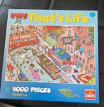 9 puzzels, 1000 stuks, That's life en King Comic, Ophalen of Verzenden, 500 t/m 1500 stukjes, Zo goed als nieuw, Legpuzzel