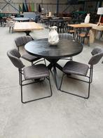 Complete design eetkamerset tafel & 4 stoelen, Ophalen, Nieuw, Modern, 4 tot 6 stoelen