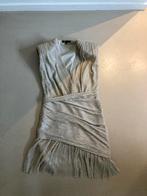 maje jurkje zilver/goud, Kleding | Dames, Jurken, Maat 38/40 (M), Overige kleuren, Verzenden, Boven de knie