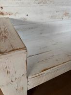 Houten bank: Eetkamer, Overkapping, Tuin, showroom, winkel, Huis en Inrichting, Banken | Bankstellen, Ophalen, Gebruikt, Minder dan 75 cm