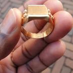 18 karaat 750 zegel ring gouden ring, Ophalen of Verzenden, Zo goed als nieuw, Dame, Goud