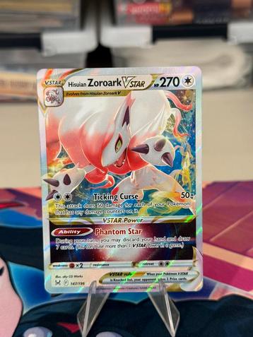 Hisuian Zoroark VSTAR 147/196 Lost Origin Pokemon kaart beschikbaar voor biedingen