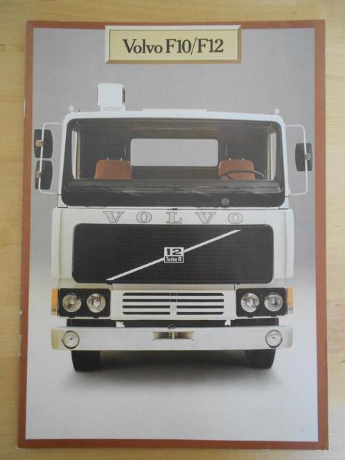 Volvo F10 / F12 Brochure 1979 - F 10 / F 12 - NL, Boeken, Auto's | Folders en Tijdschriften, Zo goed als nieuw, Volvo, Ophalen