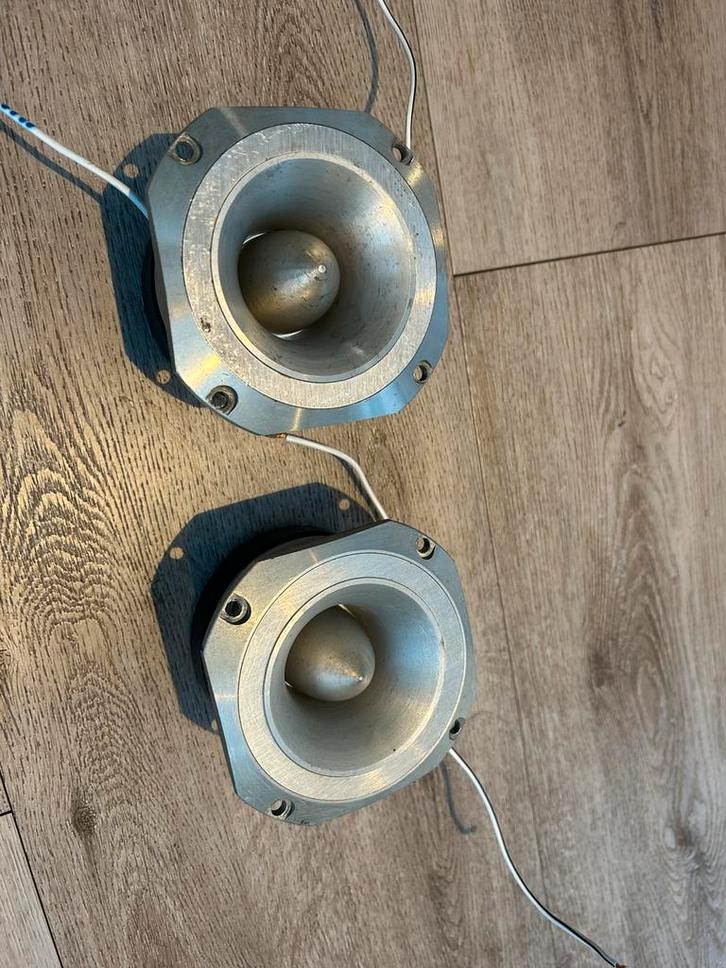 Beyma CP22 super hoge tonen tweeters nieuwe membranen, Audio, Tv en Foto, Luidsprekers, Gebruikt, Front, Rear of Stereo speakers