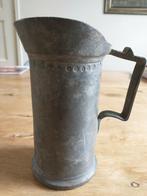 Antieke tinnen halve liter kan, Antiek en Kunst, Ophalen of Verzenden