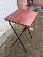 Vintage Houten school tafel, Ophalen, Gebruikt, Minder dan 50 cm, Tafelblad