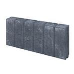 Quadrobandpalissade 8x25x100 cm Zwart, Ophalen, 25 tot 50 cm, Biels, Zo goed als nieuw