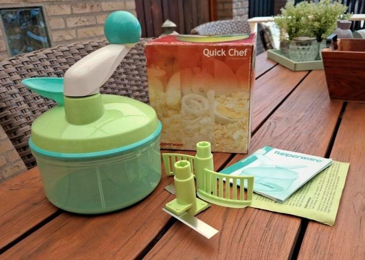Tupperware   Quick chef, Huis en Inrichting, Keuken | Tupperware, Zo goed als nieuw, Overige typen, Groen, Ophalen of Verzenden