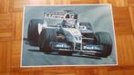 Formule 1 williams Litho Juan pablo Montoya 46x32 cm, Verzamelen, Ophalen of Verzenden, Formule 1