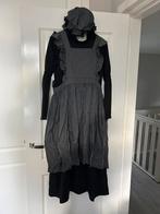 Dickens jurk maat 38 - mooi - zwart met grijs - compleet, Kleding | Dames, Carnaval, Ophalen of Verzenden, Zo goed als nieuw, Kleding