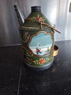 Antieke Petroleumkan - Hindeloopen Schilderwerk, Antiek en Kunst, Ophalen of Verzenden