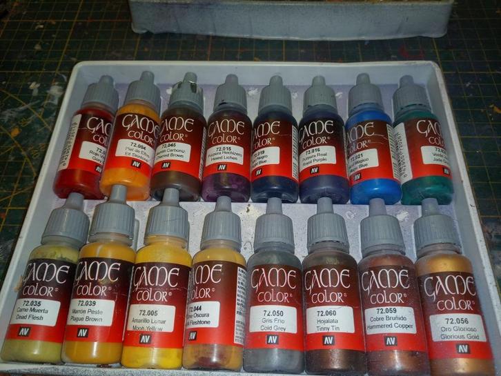 vallejo modelbouw verf bijna ongebruikt, Hobby en Vrije tijd, Modelbouw | Auto's en Voertuigen, Nieuw, Overige typen, 1:50 of kleiner