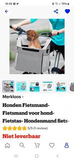 Fietsmand / tas voor honden. Voorop., Ophalen of Verzenden, Zo goed als nieuw