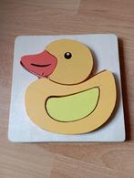Puzzel eend, Ophalen, Minder dan 10 stukjes, Gebruikt, Van hout