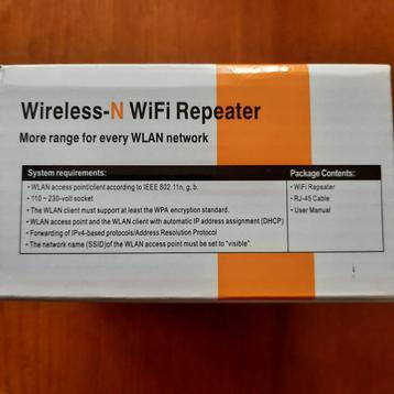 Wifi repeater , nieuw