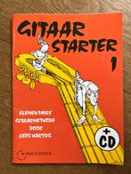 Lesboek gitaar starter 1, Muziek en Instrumenten, Bladmuziek, Nieuw, Les of Cursus, Ophalen of Verzenden, Gitaar