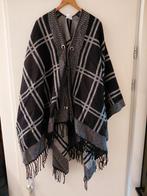 Poncho zwart wit, Onbekend, Ophalen of Verzenden, Zo goed als nieuw, Zwart