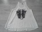 Divided; Zeer leuke voile tanktop A-lijn; maat 42, Kleding | Dames, Tops, Divided, Wit, Maat 42/44 (L), Ophalen of Verzenden