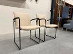 2 Nieuw Leolux Talos eetkamerstoelen Raffino leer Stoel, Leolux, Twee, Nieuw, Leer