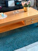 Zware massieve salontafel eikenhout., Huis en Inrichting, Tafels | Salontafels, 100 tot 150 cm, Verzenden, 50 tot 100 cm, Zo goed als nieuw