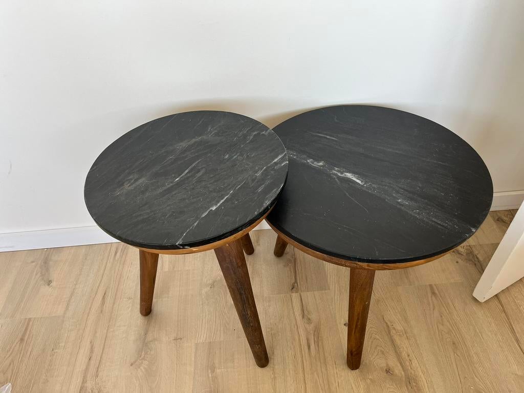 2 coffeetables by-boo, Ophalen, Zo goed als nieuw, Hout