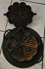 Antiek wafelijzer, Ophalen