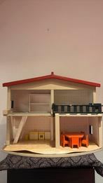 Vintage houten poppenhuis /Uniek exemplaar, Kinderen en Baby's, Speelgoed | Poppenhuizen, Ophalen, Gebruikt, Poppenhuis